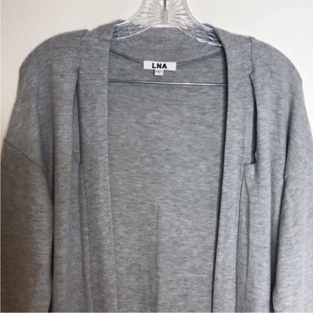 LNA Brushed Fischer Cardigan - Picture 3 of 14